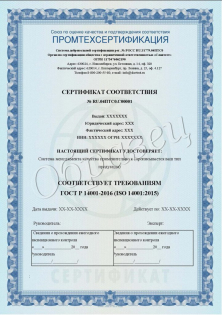 Сертификат ISO 50001 (Энергетический менеджмент)